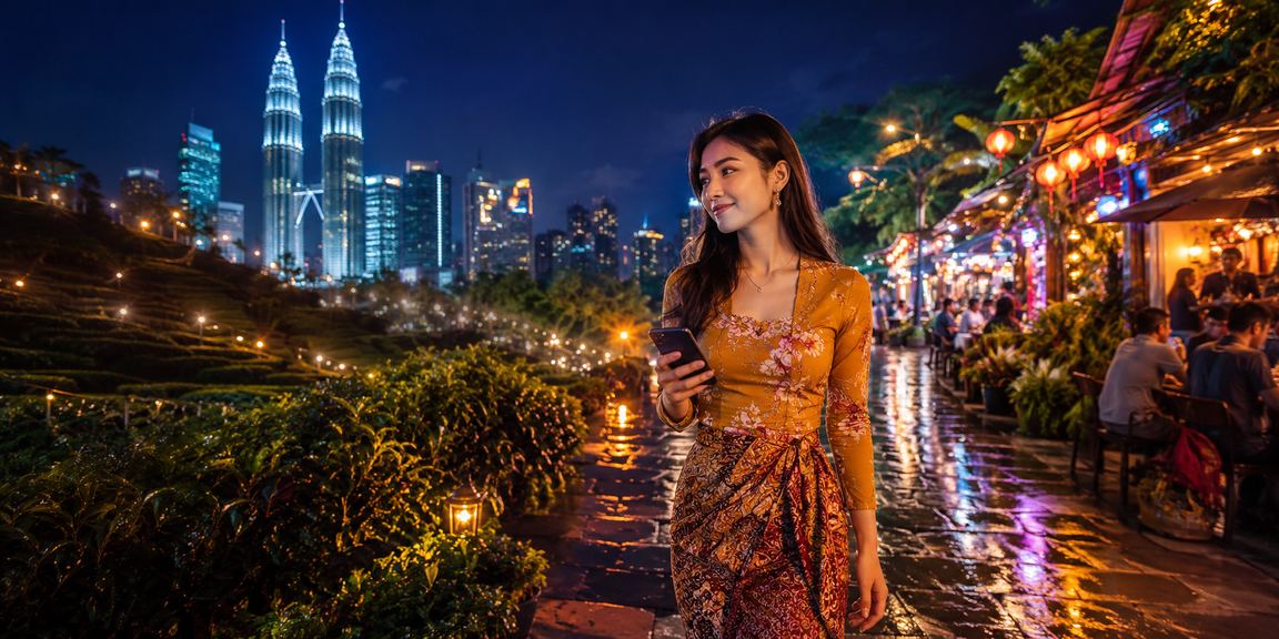 Pengguna Malaysia menggunakan platform gattouz0 di telefon pintar